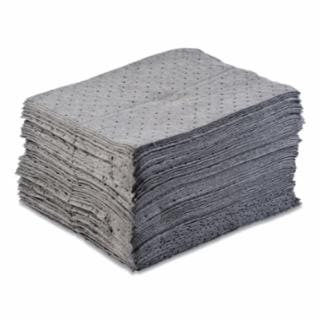 Anchor Universal Sorbent Pad, Heavy-Weight, Absorbs 20.5 Gal, 15"x17"