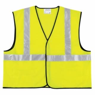 Class II Economy Safety Vest, Solid, Large, Lime