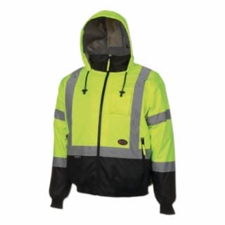 5209U Class 3 High Visibility Safety Bomber Jacket , Polyfill