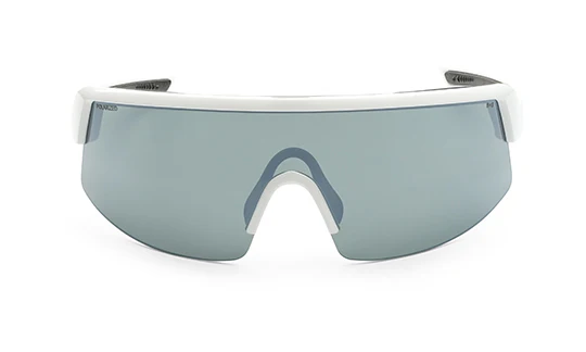 Bomber BOMB RIPPA Safety Glasses - Polarized Silver Mirror White 2 Bomber BOMB RIPPA Safety Glasses - Polarized Silver Mirror White, BRP115-M, Bomber BRP115M