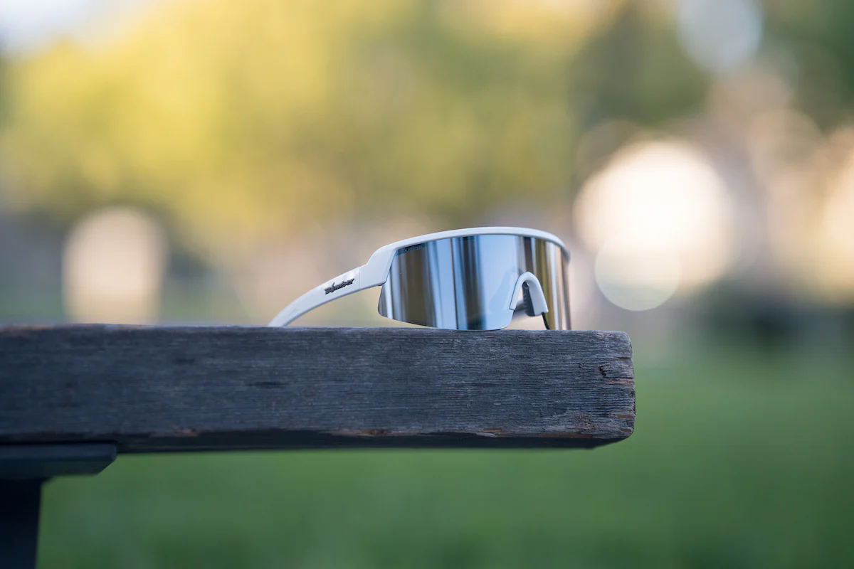 Bomber BOMB RIPPA Safety Glasses - Polarized Silver Mirror White 6 Bomber BOMB RIPPA Safety Glasses - Polarized Silver Mirror White, BRP115-M, Bomber BRP115M