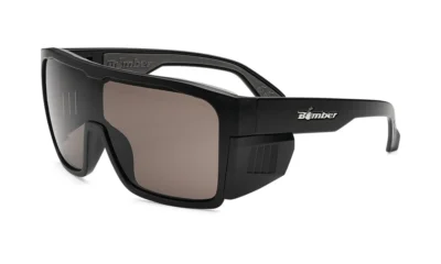 Bomber Fuzz Bomb Safety Glasses - Polarized Smoke Lens, FZ111, Bomber FZ111