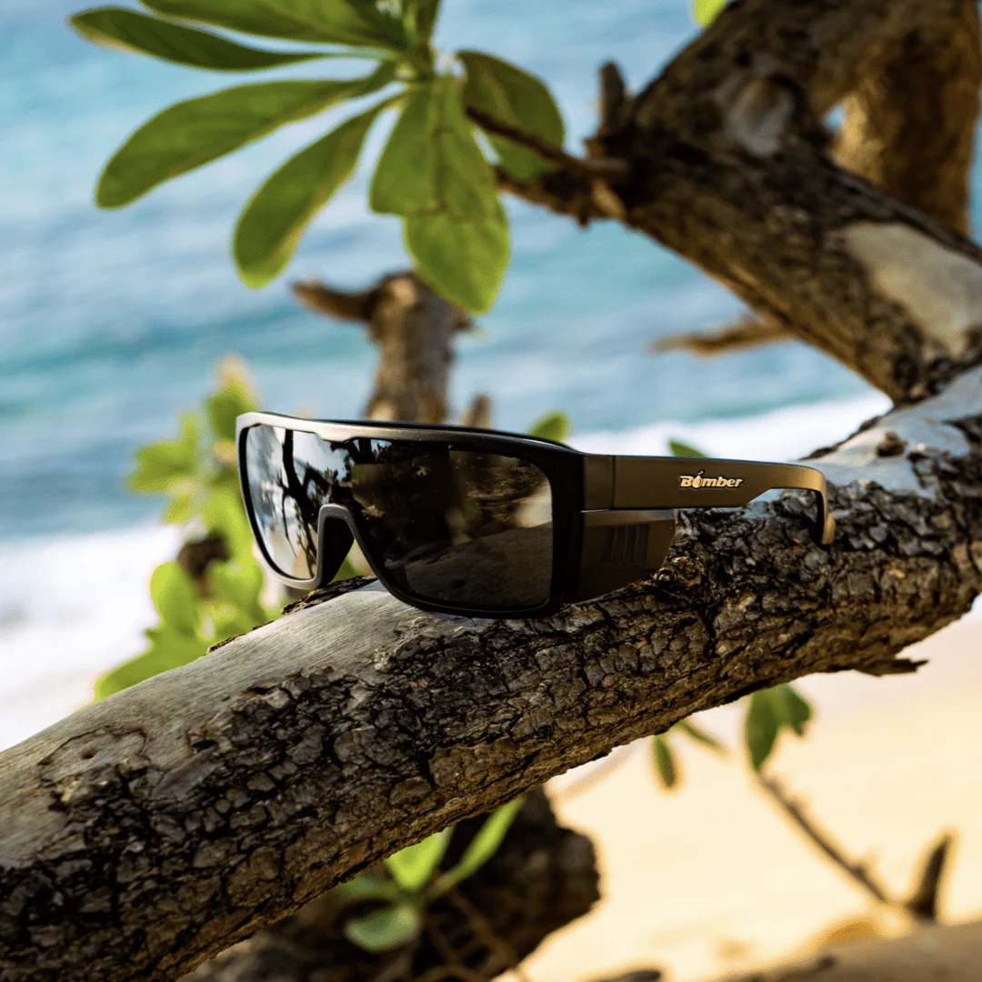 Bomber Fuzz Bomb Safety Glasses – Polarized Smoke Lens 7 Bomber Fuzz Bomb Safety Glasses - Polarized Smoke Lens, FZ111, Bomber FZ111