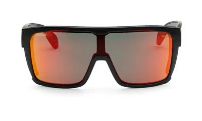 Bomber Fuzz Bomb Safety Glasses - Polarized Red Mirror Lens, FZ111RM, Bomber FZ111RM