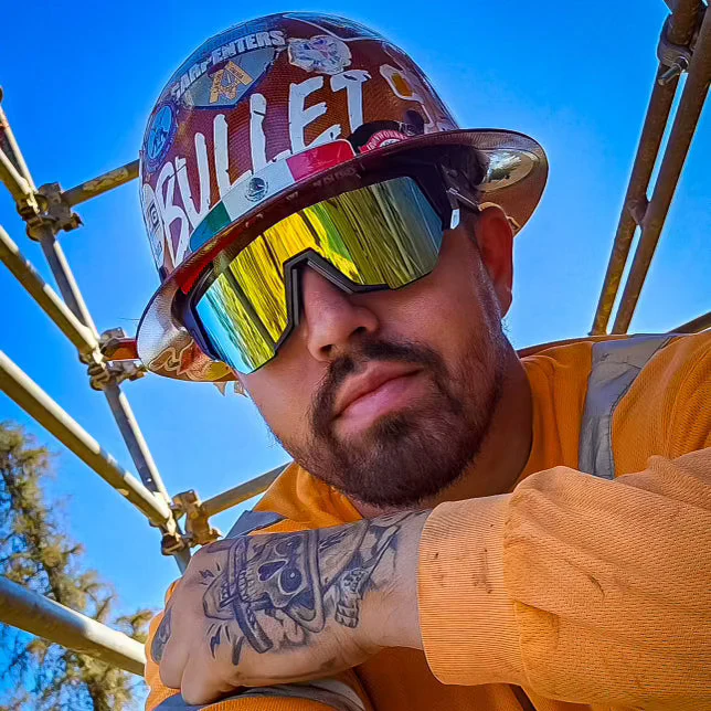 Bomber Jager Bomb Safety Glasses – Gold Mirror Lens 6 Bomber Jager Bomb Safety Glasses - Gold Mirror Lens, JB103GLD, Bomber JB103-GLD