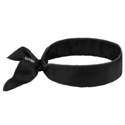 Ergodyne Chill-Its 6702 Cooling Bandana, Black