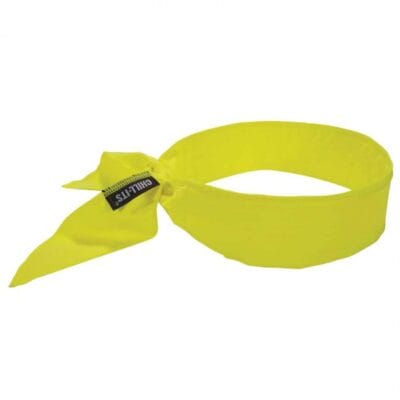 Ergodyne Chill-Its 6702 Cooling Bandana, Hi-Vis Lime