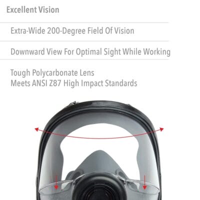 Honeywell North 5400 Series Low Maintenance Full Facepiece Respirators