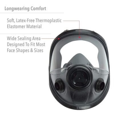 Honeywell North 5400 Series Low Maintenance Full Facepiece Respirators