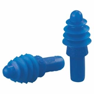 HoneyWell-DPAS-1 AirSoft® Reusable Earplug, Thermoplastic Elastomer, Blue, Uncorded