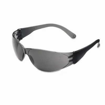 MCR CL112 Checklite CL1 Frameless Safety Glasses, Gray Anti-Scratch Lens