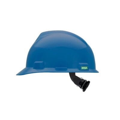 MSA V-Gard Slotted Hard Hat, Cap Style, Fas-Trac III Suspension - Image 5