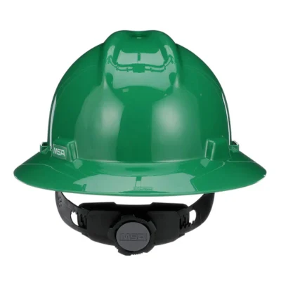 MSA V-Gard Slotted Hard Hat, Full Brim Style, Fas-Trac III Suspension - Image 4