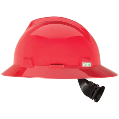 MSA V-Gard Slotted Hard Hat, Full Brim Style, Fas-Trac III Suspension - Image 5