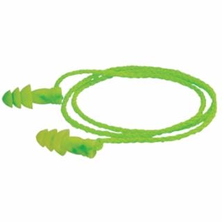 Moldex 6455 JETZ™ Reusable Earplug, TPE, Bright Green, Corded