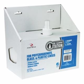 Radians-LCS080600 Lens Cleaning Station, 8 oz Spray Pump Lens Cleaner/600 Tissues